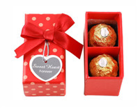 精美蝴蝶結(jié)巧克力包裝盒 