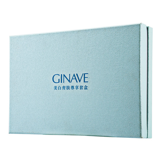 簡約清新時尚高檔化妝品禮盒——GINAVE